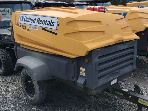 2014 Atlas Copco XAS185JD Air Compressor