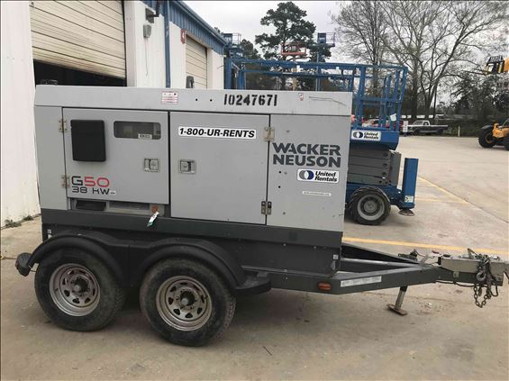 2014 Wacker Neuson G 50 Diesel Generator