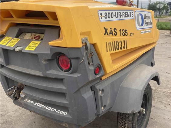2013 Atlas Copco XAS185JD Air Compressor