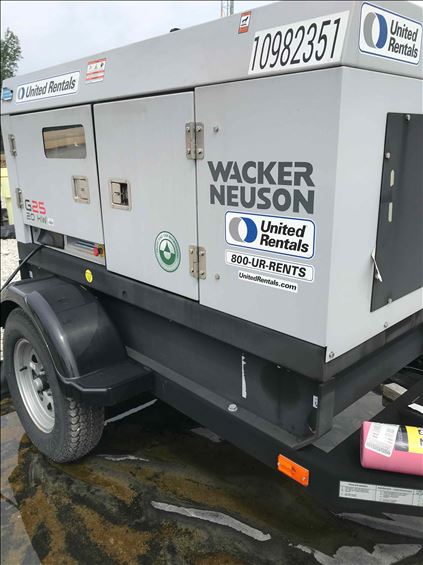 2019 Wacker Neuson G25 T4F Diesel Generator