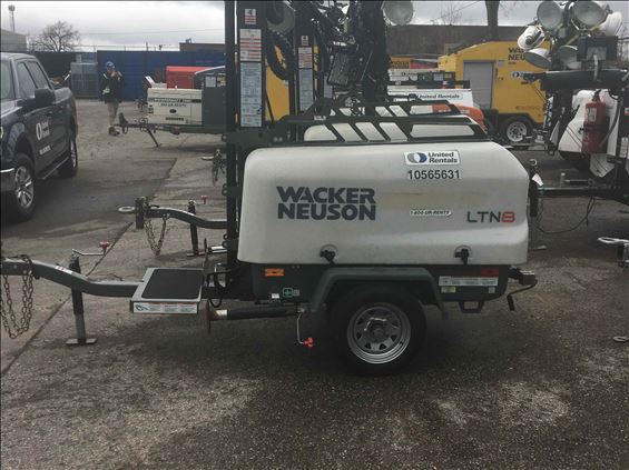 2017 Wacker Neuson LTN8K-V Towable Light Tower