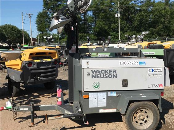 2017 Wacker Neuson LTW8K Towable Light Tower