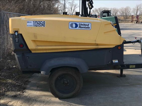 2014 Atlas Copco XAS185JD Air Compressor