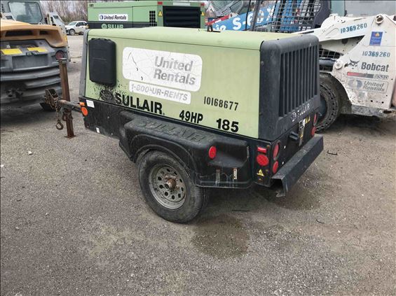 2013 Sullair 49HP185DPQJDT4I Air Compressor