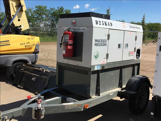 2014 Wacker Neuson G 25 Diesel Generator