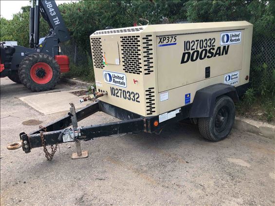 2014 Doosan XP375WJD Air Compressor