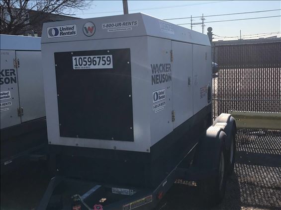 2017 Wacker Neuson G50 T4F Diesel Generator