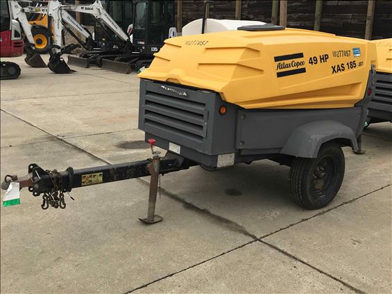 2014 Atlas Copco XAS185JD Air Compressor