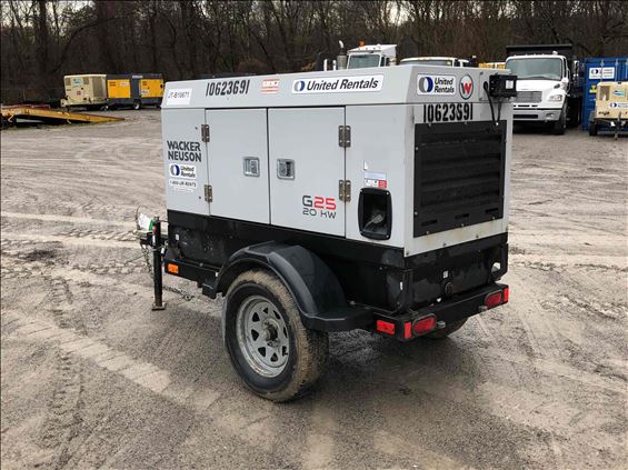 2017 Wacker Neuson G25 T4F Diesel Generator