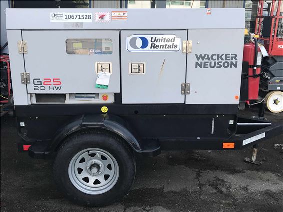 2017 Wacker Neuson G 25 Diesel Generator