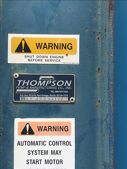 2010 Thompson 12JSCGDJDS90HM Pump