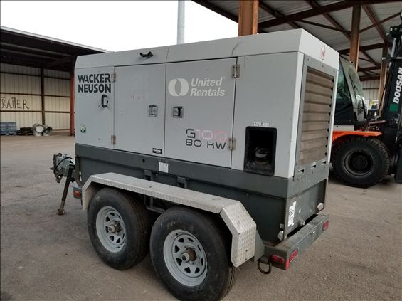 2011 Wacker Neuson G 100 Diesel Generator