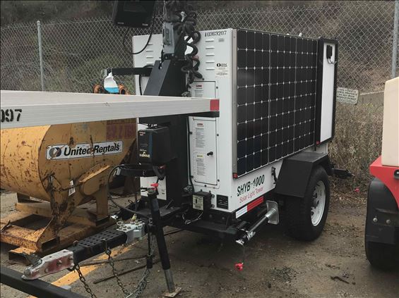 2015 Progress Solar Solutions SHYB1000 Towable Light Tower