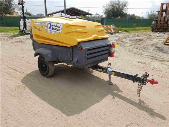 2016 Atlas Copco XAS185KD7 FT4 Air Compressor