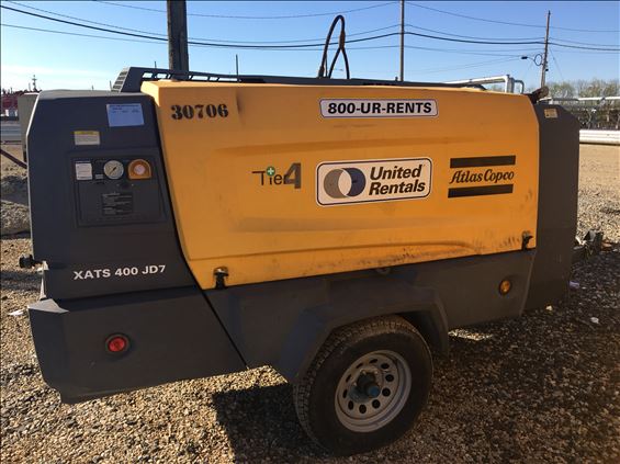 2016 Atlas Copco XATS400 Air Compressor