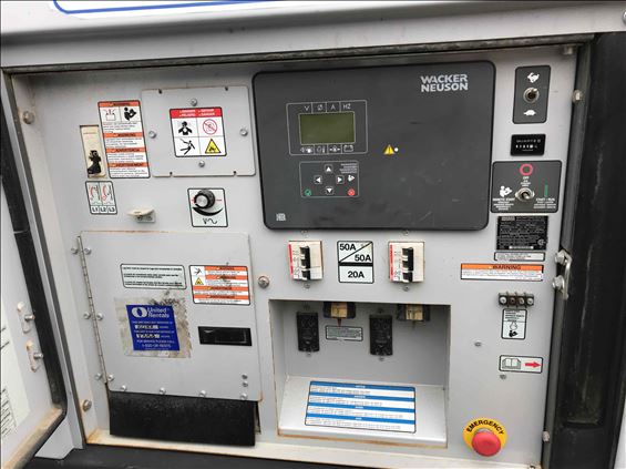 2016 Wacker Neuson G25 T4F Diesel Generator