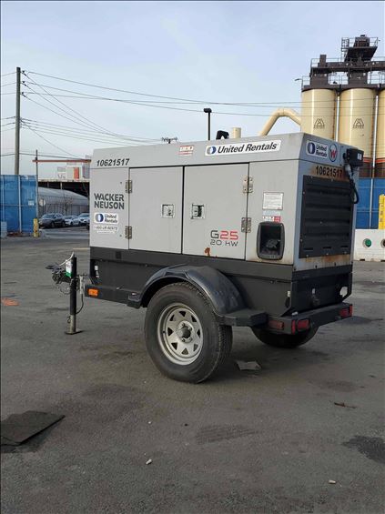 2017 Wacker Neuson G25 T4F Diesel Generator