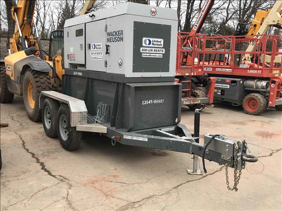 2016 Wacker Neuson G50 ERT T4/ MGT Diesel Generator
