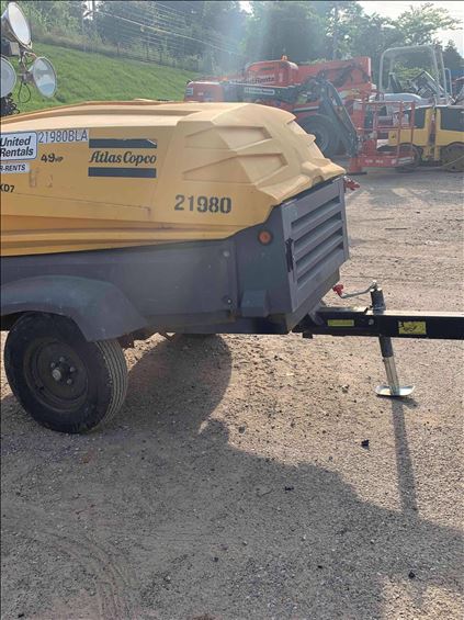 2015 Atlas Copco XAS185 Air Compressor
