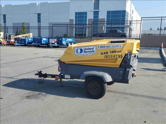 2015 Atlas Copco XAS185KD7 IT4 Air Compressor