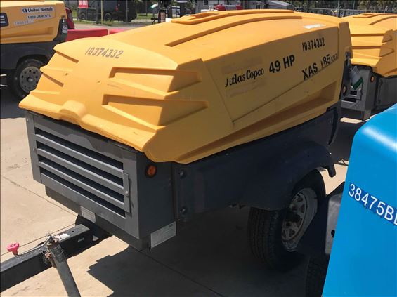 2015 Atlas Copco XAS185KD7 IT4 Air Compressor
