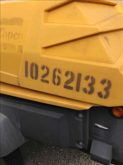 2014 Atlas Copco XAS185JD Air Compressor
