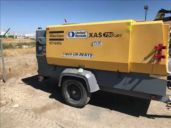 2012 Atlas Copco XAS750JDIT4 Air Compressor