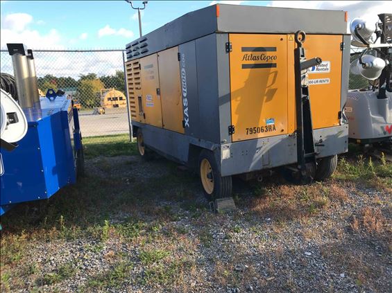 2009 Atlas Copco XAS 1600 CD6 Air Compressor