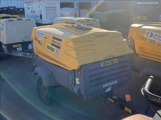 2015 Atlas Copco XAS185 Air Compressor