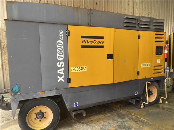 2009 Atlas Copco XAS1600CD6 Air Compressor