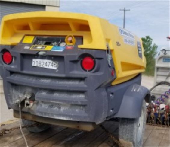 2016 Atlas Copco XAS185CDPET4 Air Compressor