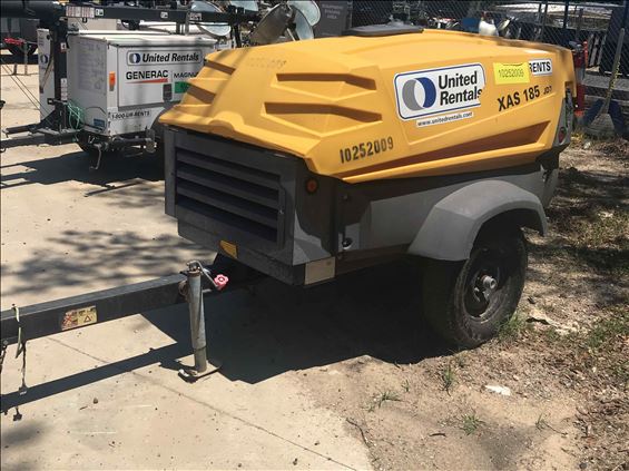 2014 Atlas Copco XAS185JD Air Compressor