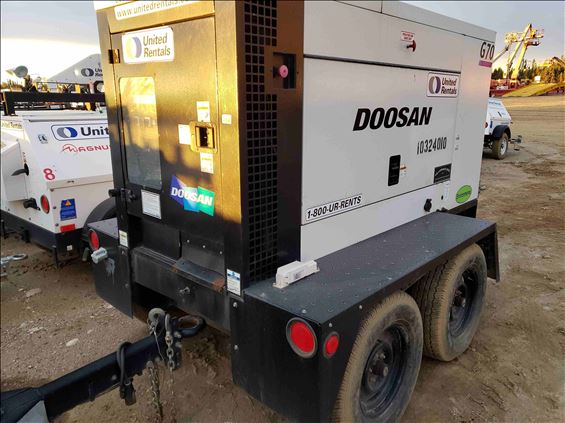 2014 Doosan G70WJD-2A-FX-T3 Diesel Generator