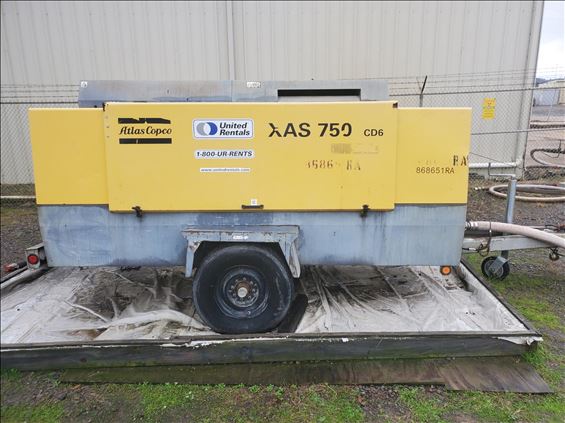 2011 Atlas Copco XAS750CD6 Air Compressor