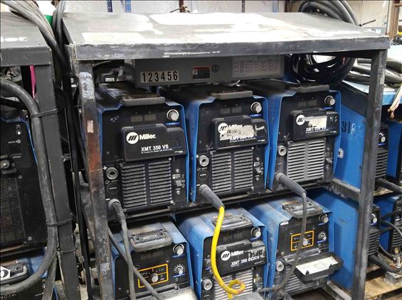 2008 Miller Welders XMT 350 RACK Welder Rack