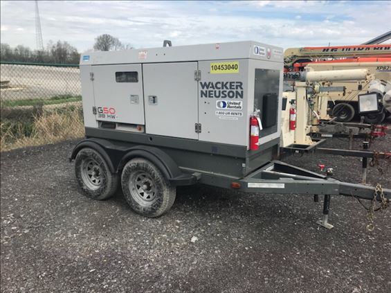 2016 Wacker Neuson G50 T4F Diesel Generator