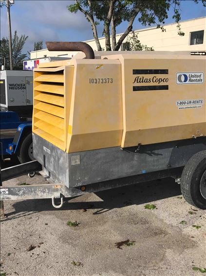 2015 Atlas Copco XATS750JD7 Air Compressor