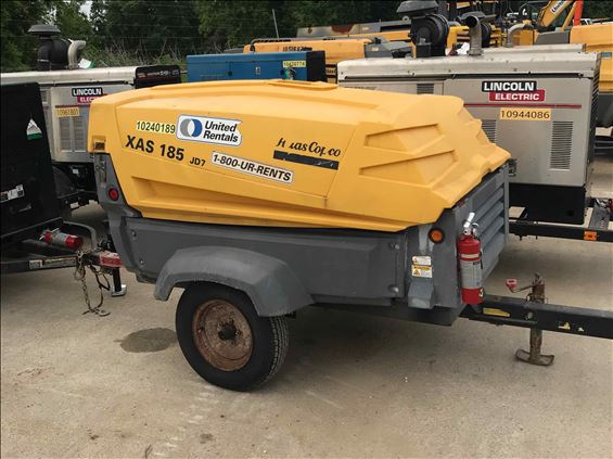 2014 Atlas Copco XAS185JD Air Compressor