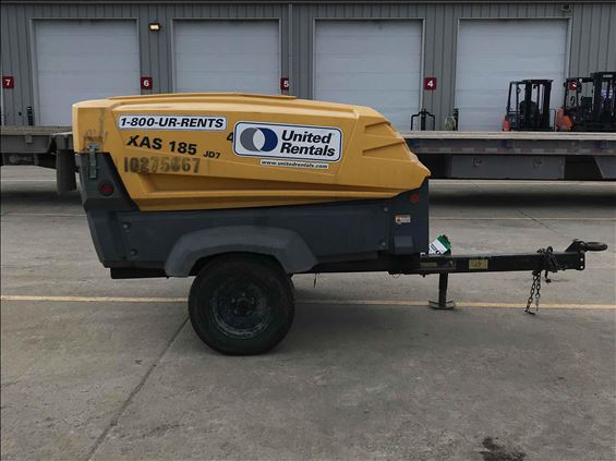 2014 Atlas Copco XAS185JD Air Compressor