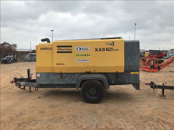 2013 Atlas Copco XAS750JDIT4 Air Compressor
