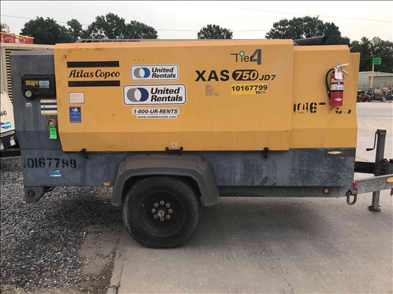 2013 Atlas Copco XAS750JD Air Compressor