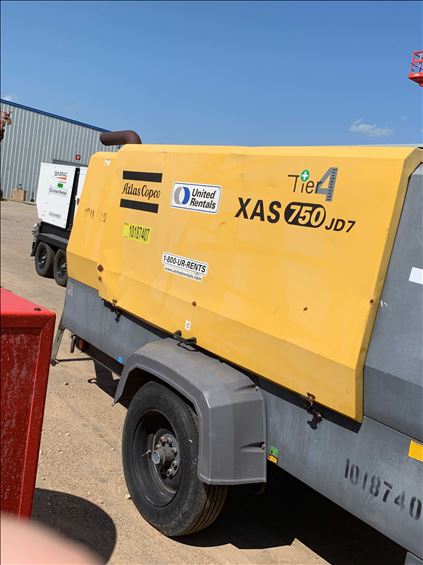 2013 Atlas Copco XAS750JD Air Compressor