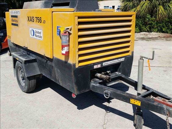 2008 Atlas Copco XAS750CD6 Air Compressor