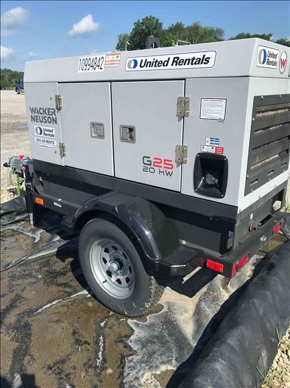 2019 Wacker Neuson G25 T4F Diesel Generator