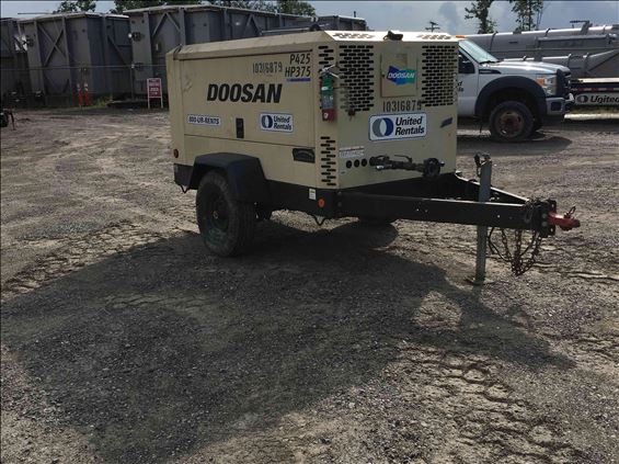 2014 Doosan P425/HP375WCUT4 Air Compressor