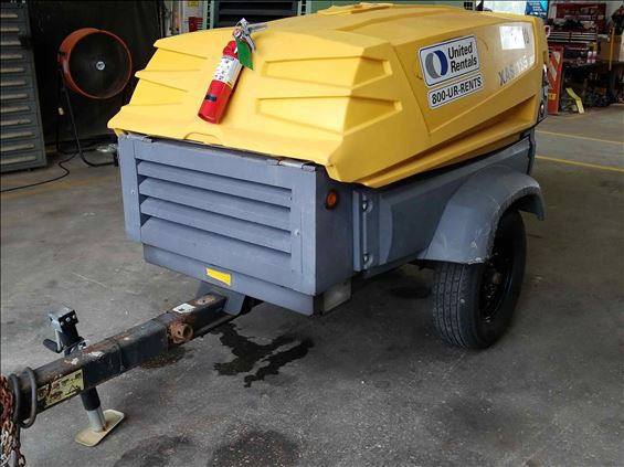 2013 Atlas Copco XAS185JD7IT4PE Air Compressor