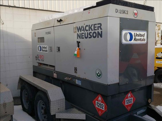 2016 Wacker Neuson G 120 Diesel Generator