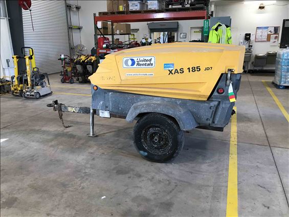 2013 Atlas Copco XAS185JD Air Compressor
