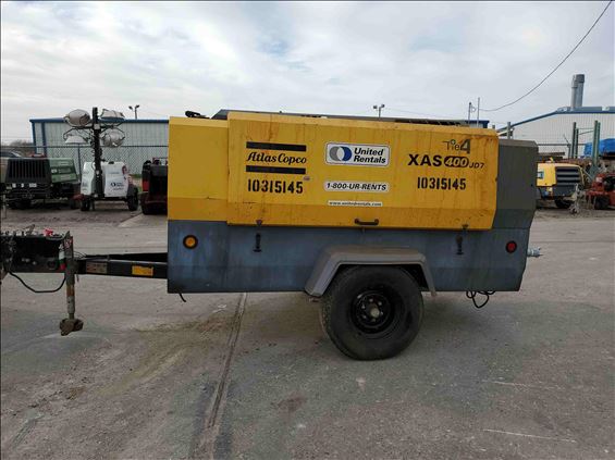2014 Atlas Copco XAS 400 JD7 IT4 Air Compressor