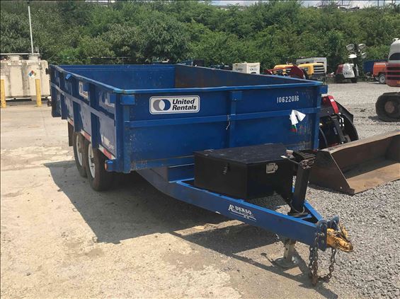 2017 Anderson Trailers D7126T Trailer